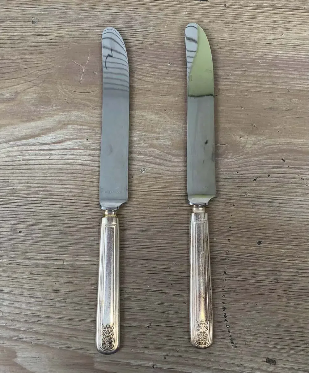 Vintage 1847 Rogers Bros First Love Silverplate Flatware Set (62 Piece) with Woo